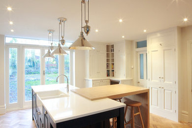Design ideas for a contemporary kitchen in London.