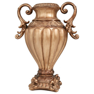 Traditional Bronze Polystone Decorative Jars 560466