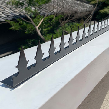 GizaGiza Heart Single Bladed Black for Balcony | Security Spikes Store
