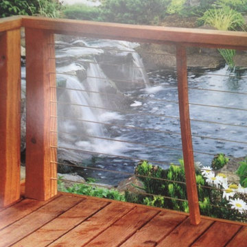 waterfront deck railings