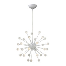 Hinkley Impulse Chandelier Large Orb, Cloud
