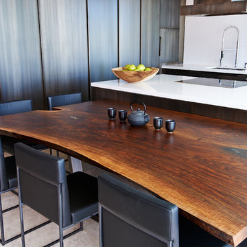 Kitchen and Dining Room Become Ideal Entertaining Spot - Luxury Apartment