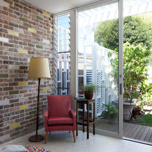Exposed bricks