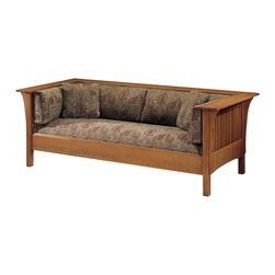 Stickley Prairie Spindle Settle 89-234 - Sofas