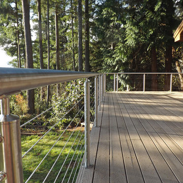 Quilcene, WA: Stainless Steel Round Railing System