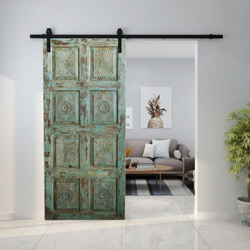 Artisan Carved Custom Barn Doors