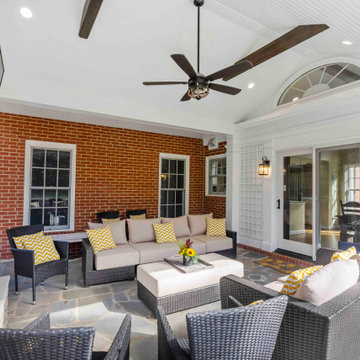 Warm & Cozy McLean Patio Remodel
