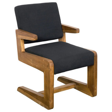 Bruce Teak Wood Arm Chair