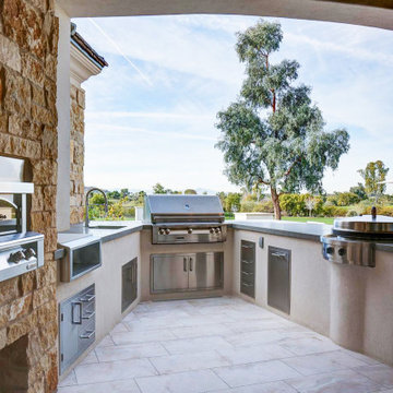 Outdoor Kitchen Featuring Evo Grill