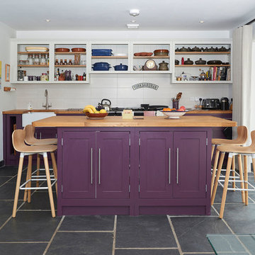 Farmhouse Style Kitchen - Contemporary Glass House Wiltshire