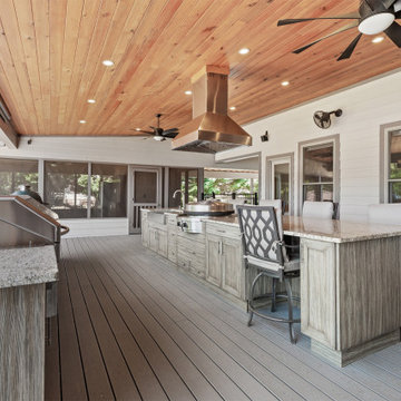 Outdoor Kitchen Featuring Evo Grill