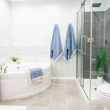 St. Louis Park Owner's Bathroom