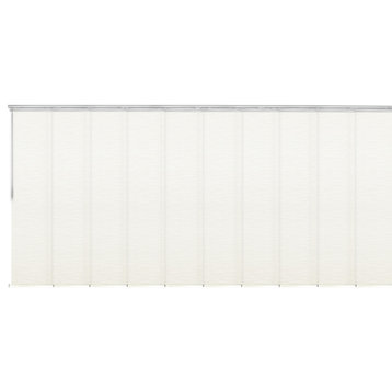 Malia 10-Panel Track Extendable Vertical Blinds 120-218"W
