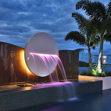 pool and fountain