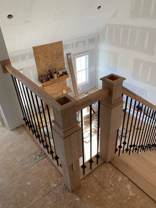 stain for red oak stair treads/newel post