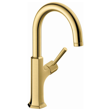 Hansgrohe 04854 Locarno 1.5 GPM 1 Hole Bar Faucet - Brushed Gold Optic