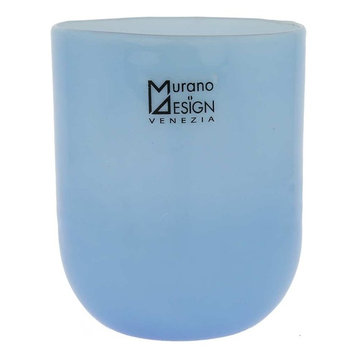 GlassOfVenice Murano Glass Luminoso Tumbler - Light Blue