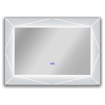 CHLOE Lighting SPECULO Back Lit LED Mirror 6000K, Daylight White, 39"
