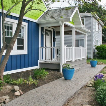 Ann Arbor Covered Front Porch With Lots Of Color