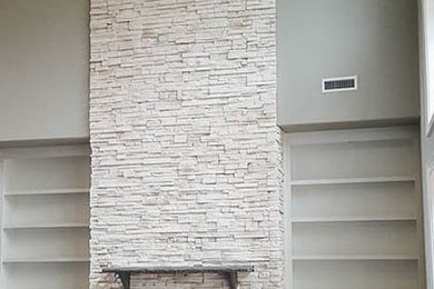 Inspiration for a contemporary living room remodel in Other