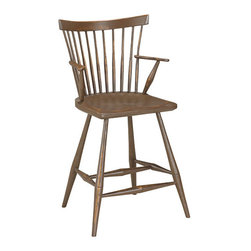 Low Fan Back Arm Bar Chair - Bar Stools And Counter Stools