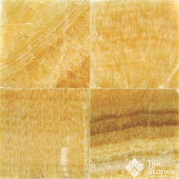 Giallo Crystal Onyx 6x6 Polished - Wall And Floor Tile