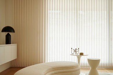 Inspiration pour un salon design.