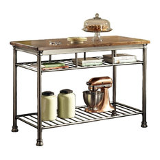 50 Most Popular Butcher Block Kitchen Islands And Carts For 2021 Houzz