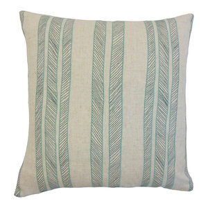 The Pillow Collection Dai Ikat Bedding Sham Blue King//20 x 36