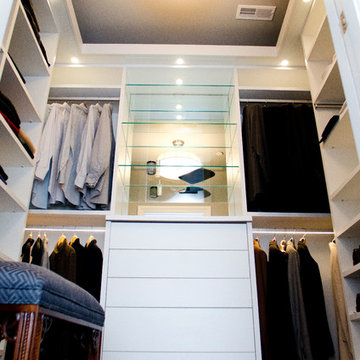 Sleek Walk-In Closet