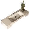 Cento 3535 Wall Hung or Counter Top Ceramic Sink 55.1" x 17.7"