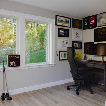 Basement Remodel with Office Addition