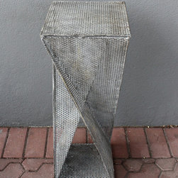 perforated metal table - Side Tables And End Tables