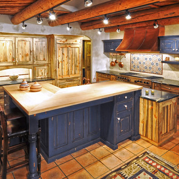 Colorado Beetle Kill Pine Kitchen