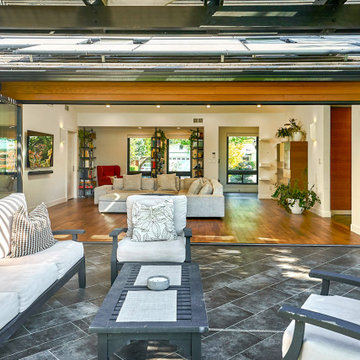 NanaWall Glass Walls Transform CA Home into Seamless Indoor-Outdoor Retreat