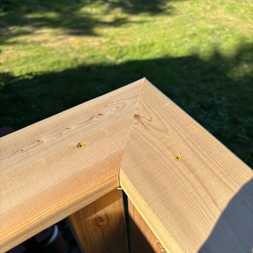 Cedar Deck Railing