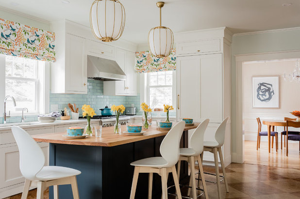 Transitional Kitchen by Kelly Rogers Interiors