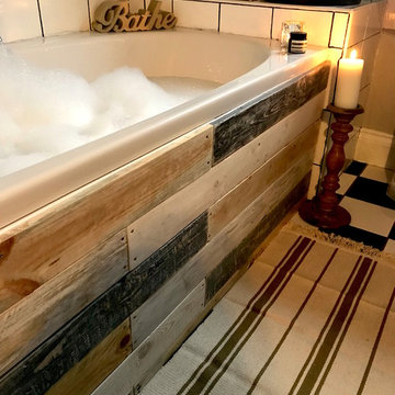 Upcycled Bathroom on a Budget