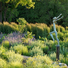 Statues in garden