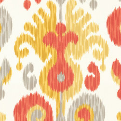 Indian Summer in Tigerlily - Outdoor Fabric