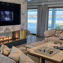 See Through Fire Place