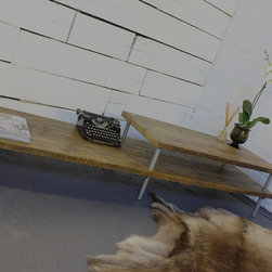 Yumiko Oak Stained Reclaimed Scaffolding Coffee Table - TV Stands & Units