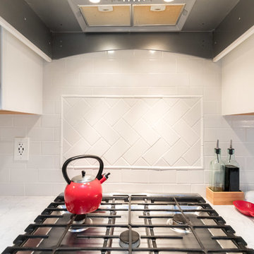 White Crisp Kitchen Remodel