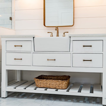 Downingtown Modern Farmhouse Master Bathroom