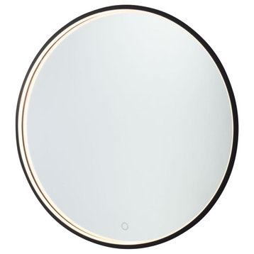 Artcraft Reflections LED Mirror AM319 - Matte Black