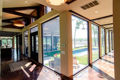 Hallway - contemporary hallway idea in Other