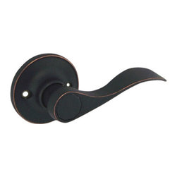 Designers Impressions - Kingston Dummy Lever, Oil Rubbed Bronze, Right-Hand - Door Levers