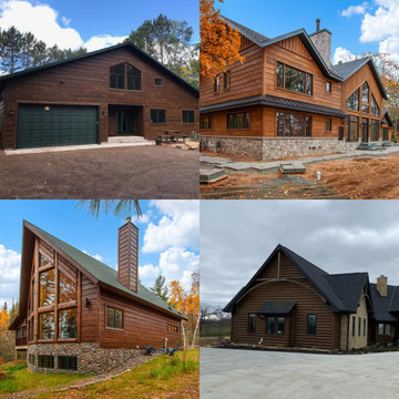 Concrete Log Siding Homes