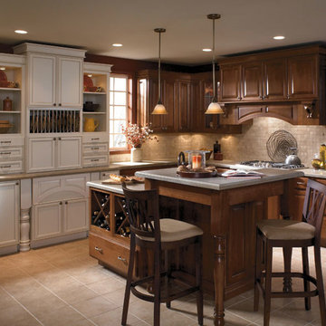 Schrock Cabinetry: Traditional Two-Tone Kitchen