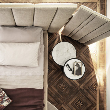 Yuki bed, Design Massimo Castagna
